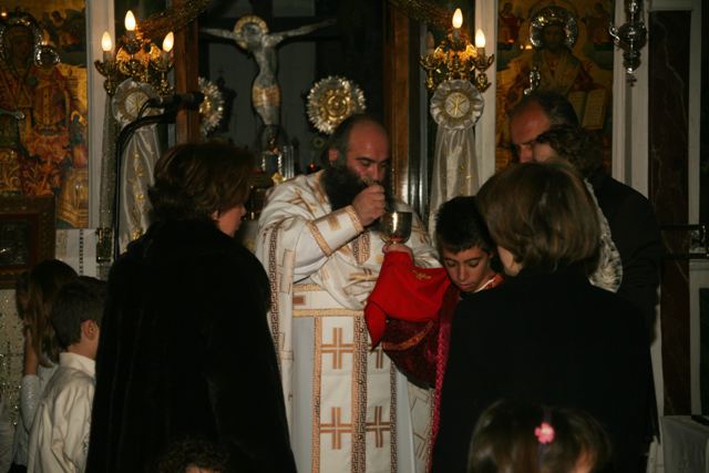 January 1 - St Basil's day - New Year's Day communion